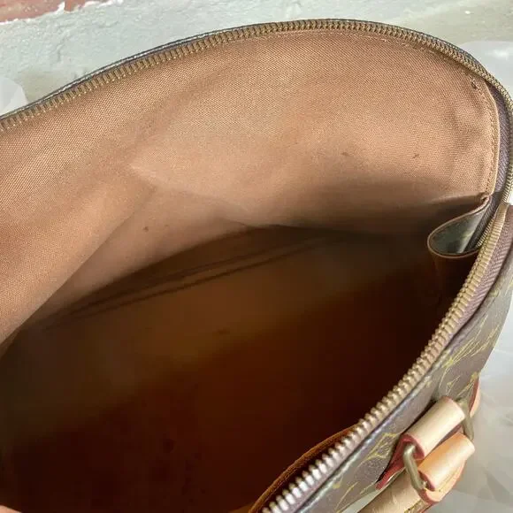 Louis Vuitton Vintage Alma Monogram PM Bag Purse Handbag Hand NEW VACHETTA - Picture 14 of 16